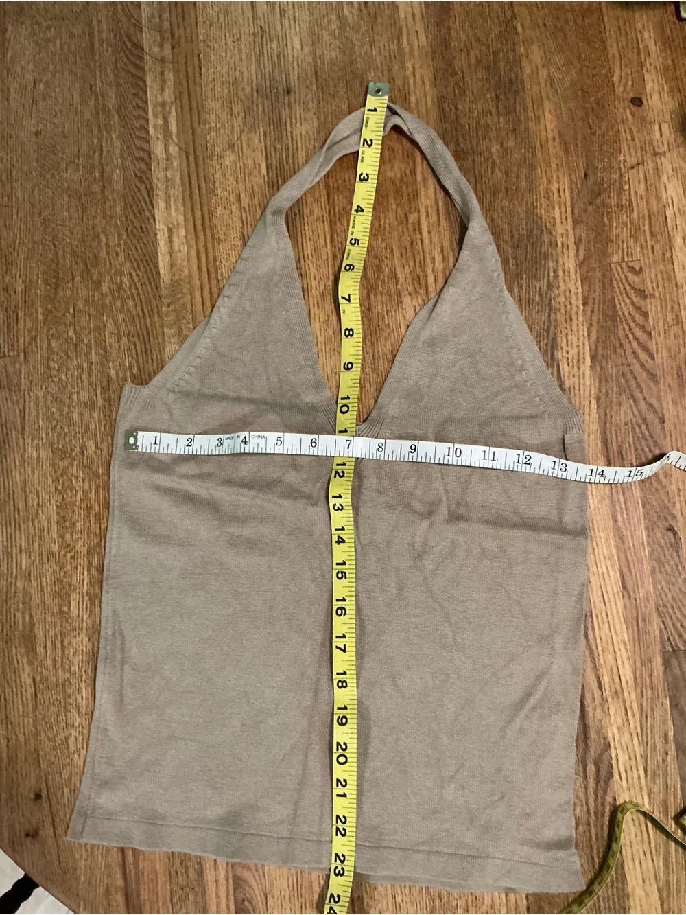 Banana Republic Neutral Beige Knit Halter Top